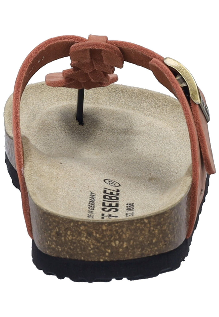 Josef Seibel Pantoletten Nubukleder Rot