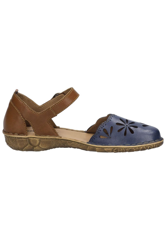 Josef Seibel Sandalen Leder Blau/Braun