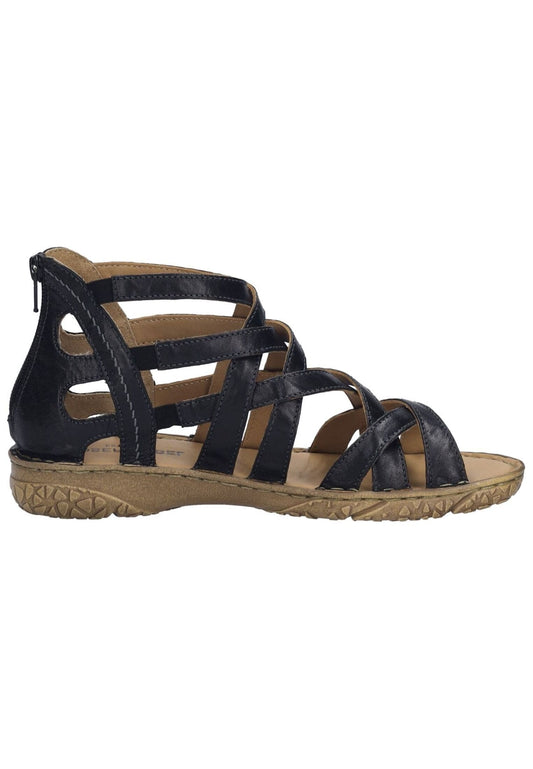 Josef Seibel Sandalen Leder Schwarz