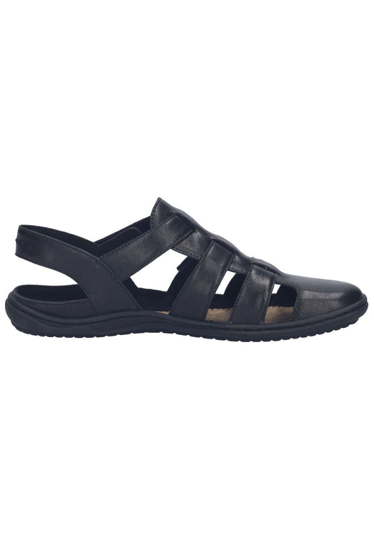 Josef Seibel Sandalen Leder Schwarz