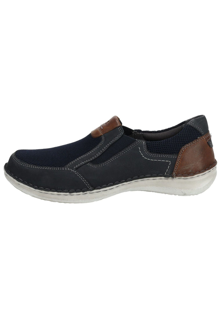 Slipper Josef Seibel Slipper Leder/Textil Blau/Braun