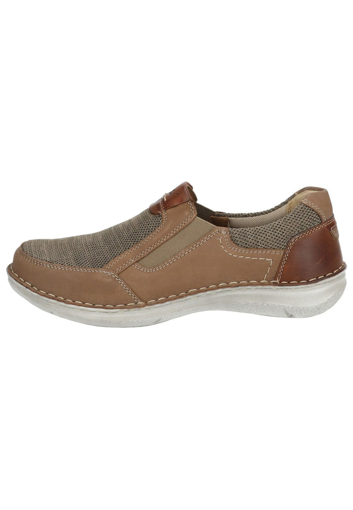 Slipper Josef Seibel Slipper Leder/Textil Sand