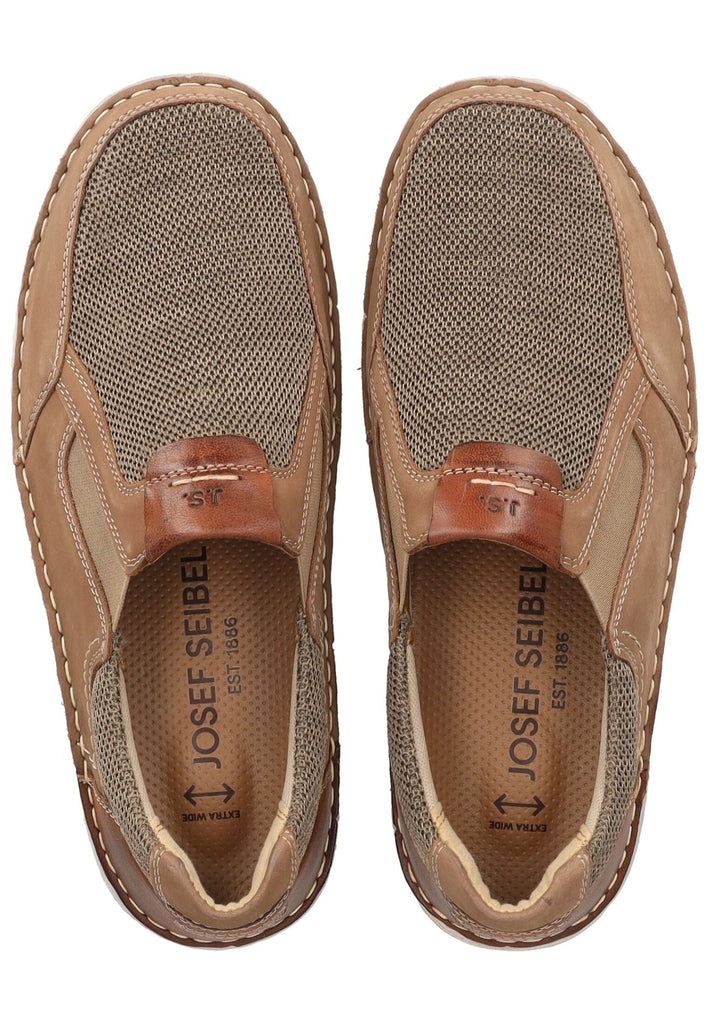 Josef Seibel Slipper Leder/Textil Sand