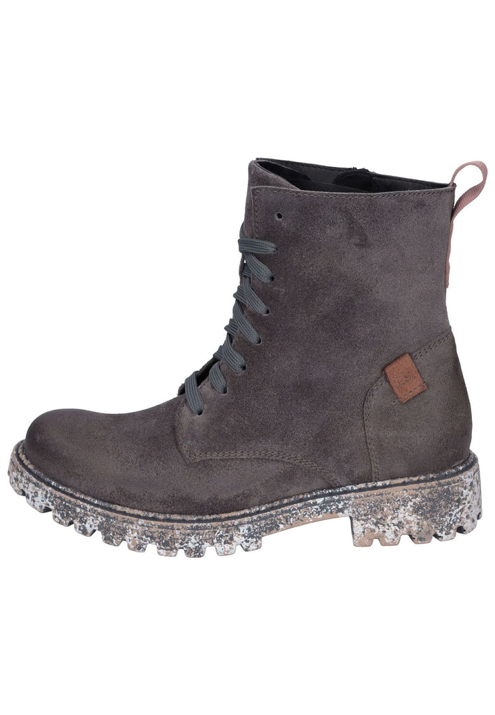 Josef Seibel Stiefel Leder asphalt