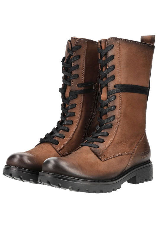 Josef Seibel Stiefel Leder Cognac Warmfutter
