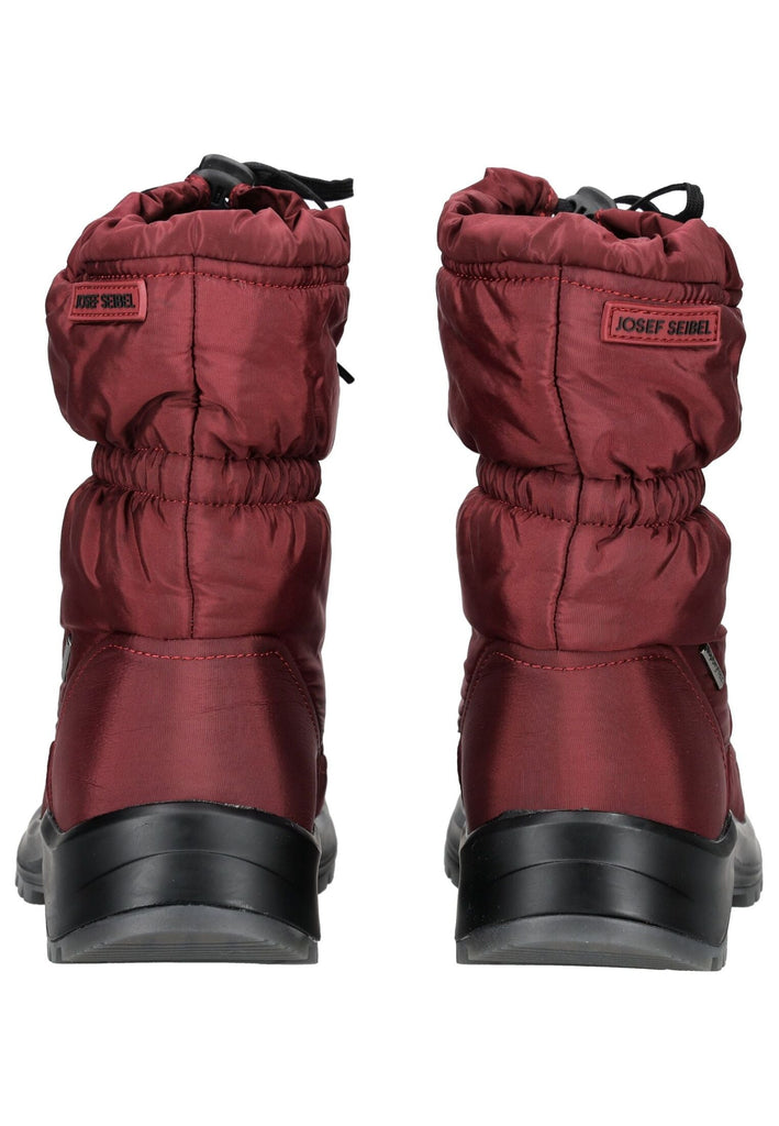 Josef Seibel Stiefel Lederimitat/Textil Rot Warmfutter