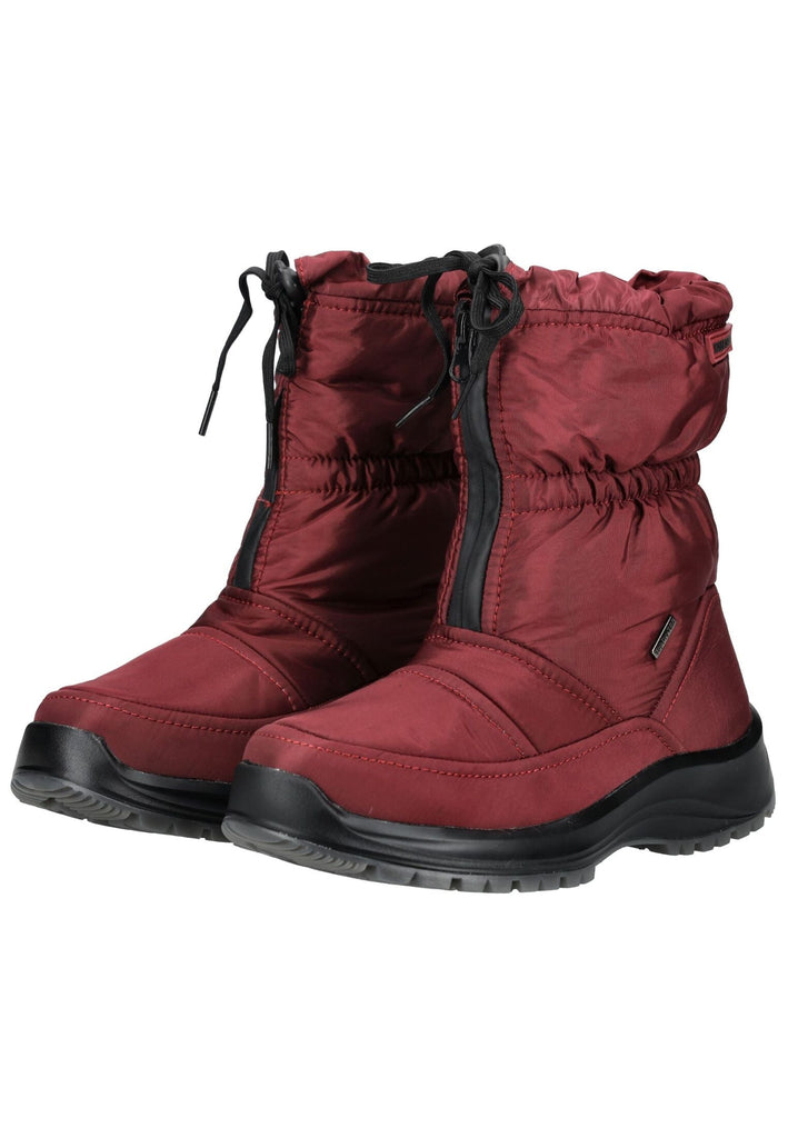 Josef Seibel Stiefel Lederimitat/Textil Rot Warmfutter