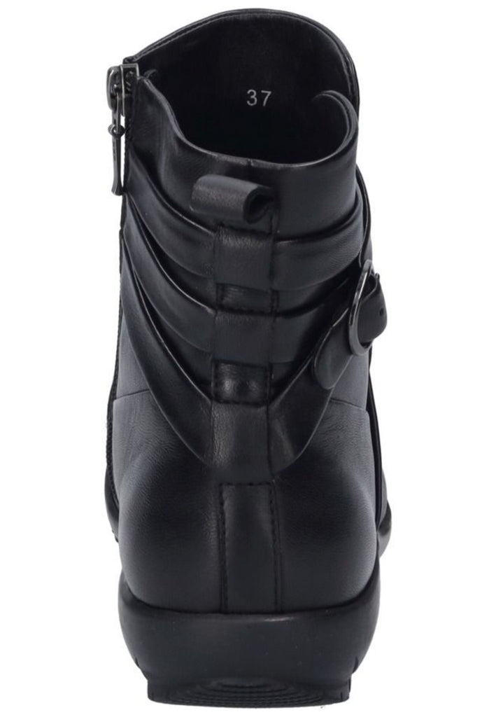 Josef Seibel Stiefelette Leder Schwarz Warmfutter