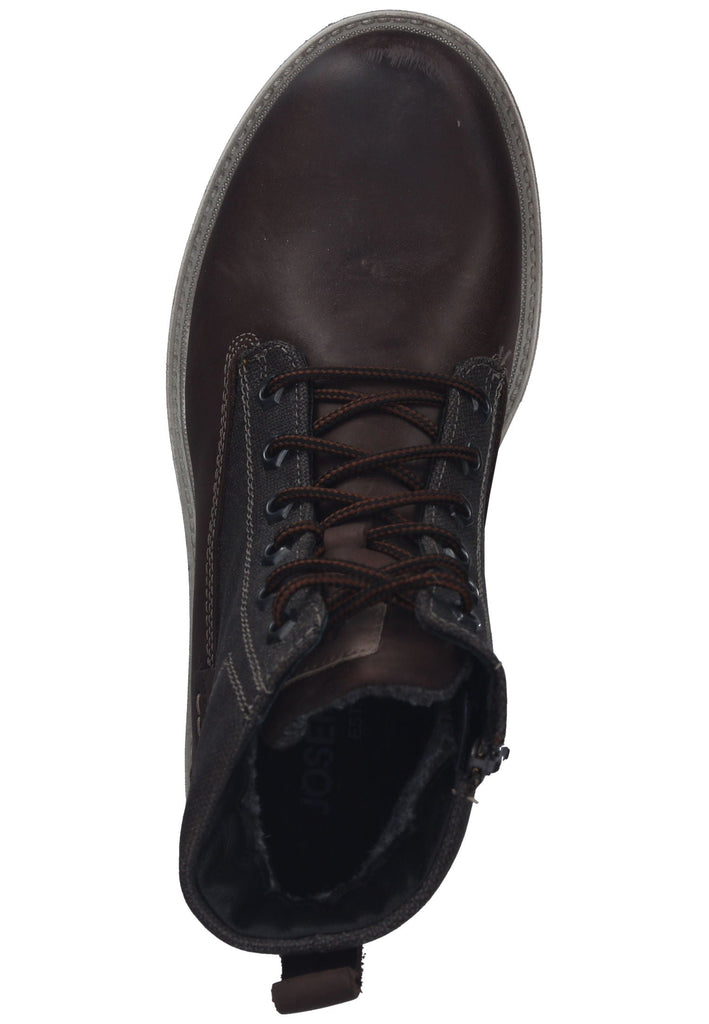 Josef Seibel Stiefelette Leder/Textil Braun Warmfutter