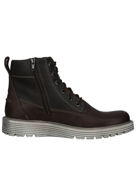 Josef Seibel Stiefelette Leder/Textil Braun Warmfutter