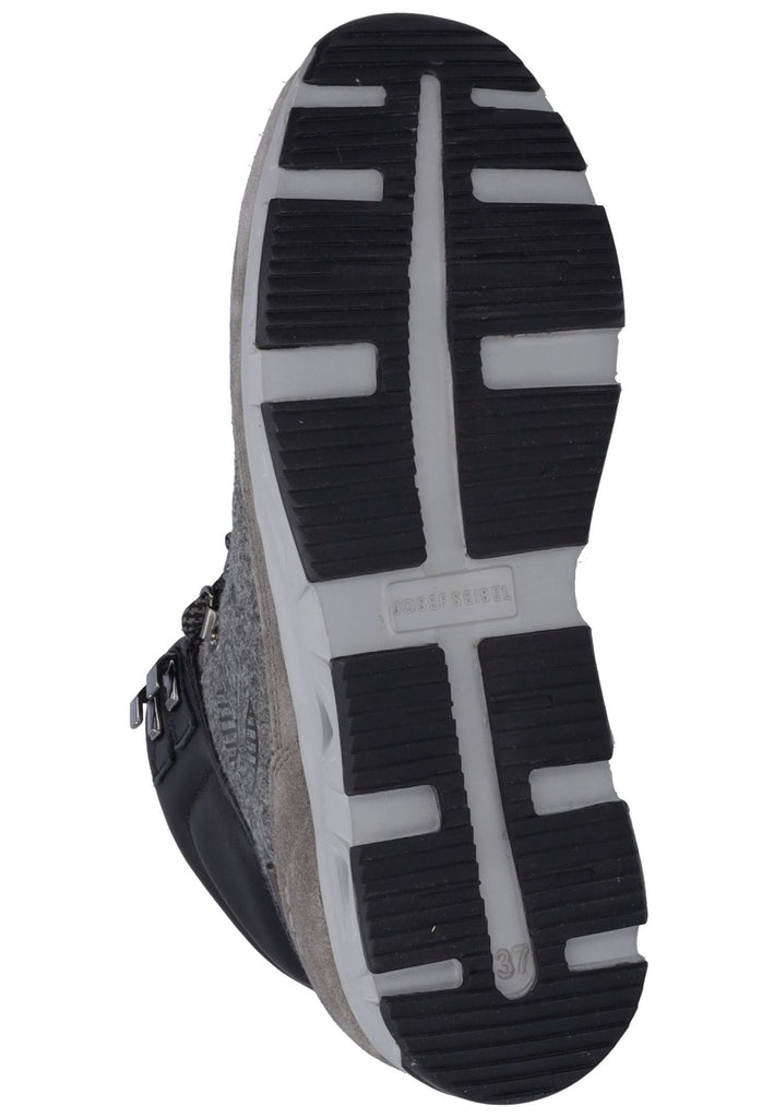 Josef Seibel Stiefelette Leder/Textil Grau