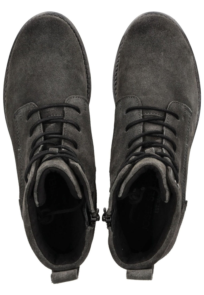 Josef Seibel Stiefelette Veloursleder Dunkelgrau