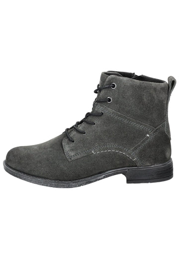 Josef Seibel Stiefelette Veloursleder Dunkelgrau