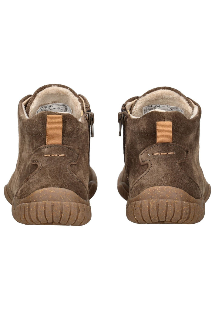 Josef Seibel Stiefelette Veloursleder Taupe Warmfutter