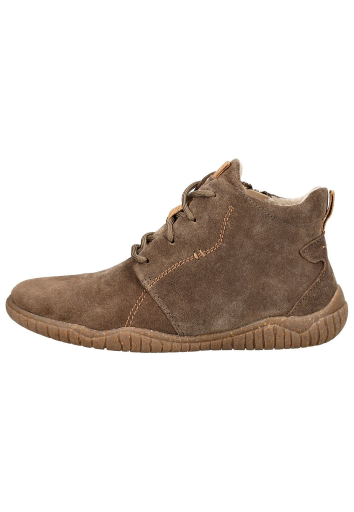 Josef Seibel Stiefelette Veloursleder Taupe Warmfutter