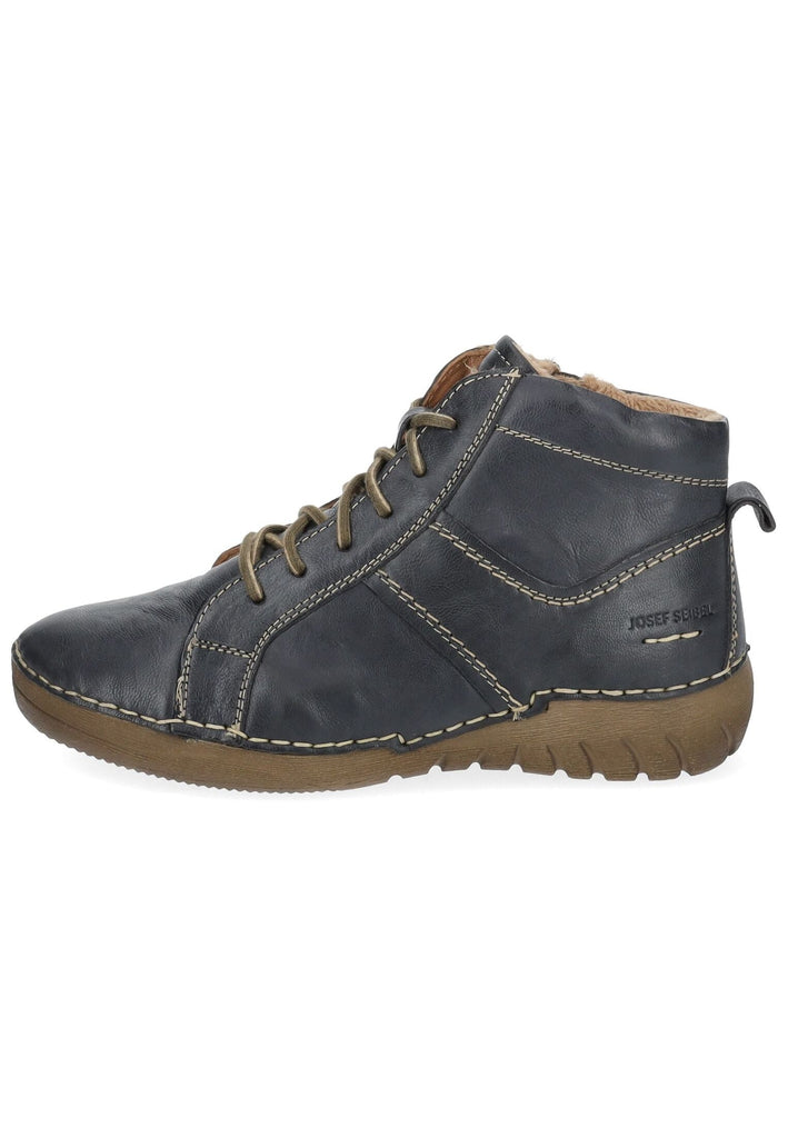 Stiefeletten Josef Seibel Stiefelette Leder Blau