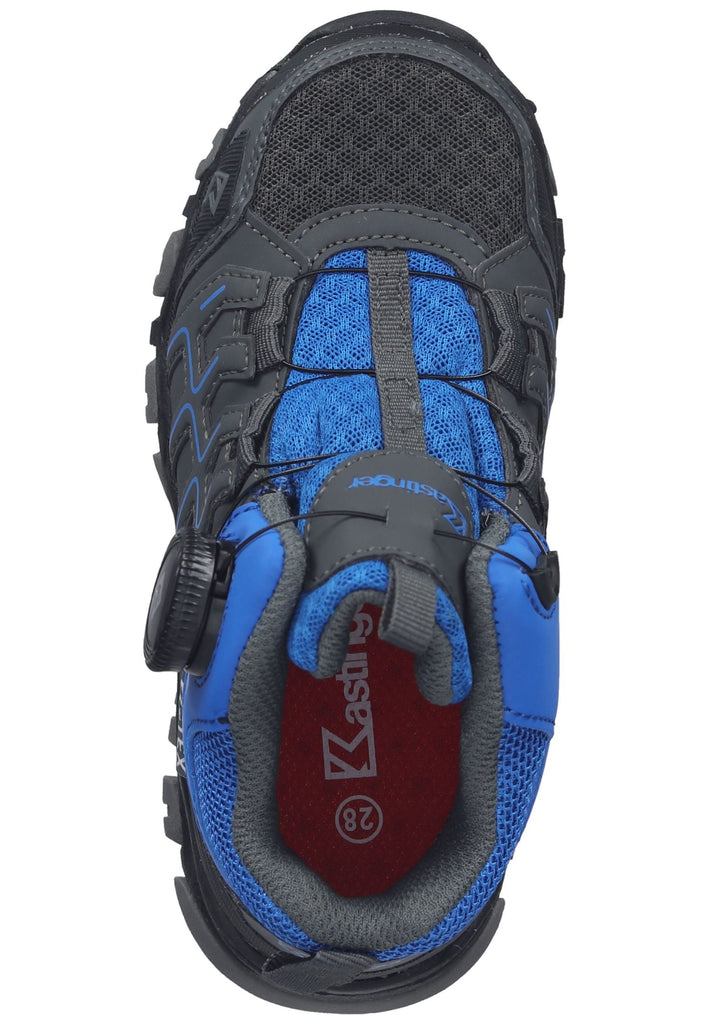 Kastinger Stiefel Lederimitat Grau/Blau