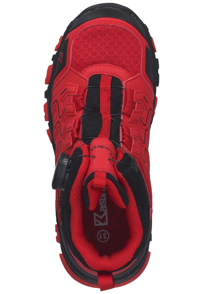 Kastinger Stiefel Lederimitat/Textil Rot/Schwarz