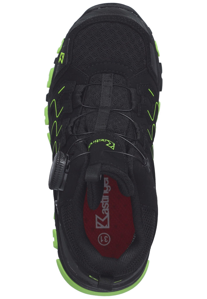 Kastinger Stiefel Lederimitat/Textil Schwarz/Lime