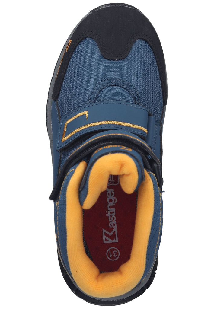 Kastinger Wanderschuhe Lederimitat Blau/Orange