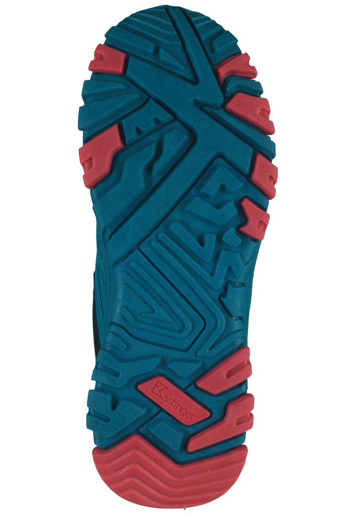 Kastinger Wanderschuhe Lederimitat Blau/Pink