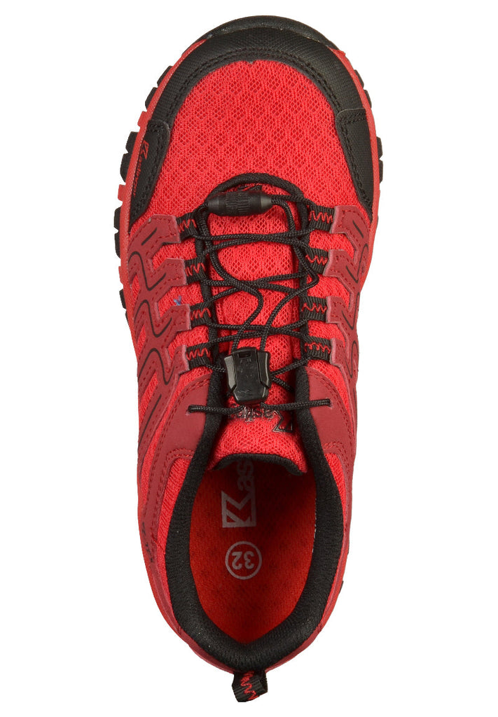 Kastinger Wanderschuhe Lederimitat/Mesh Rot/Schwarz