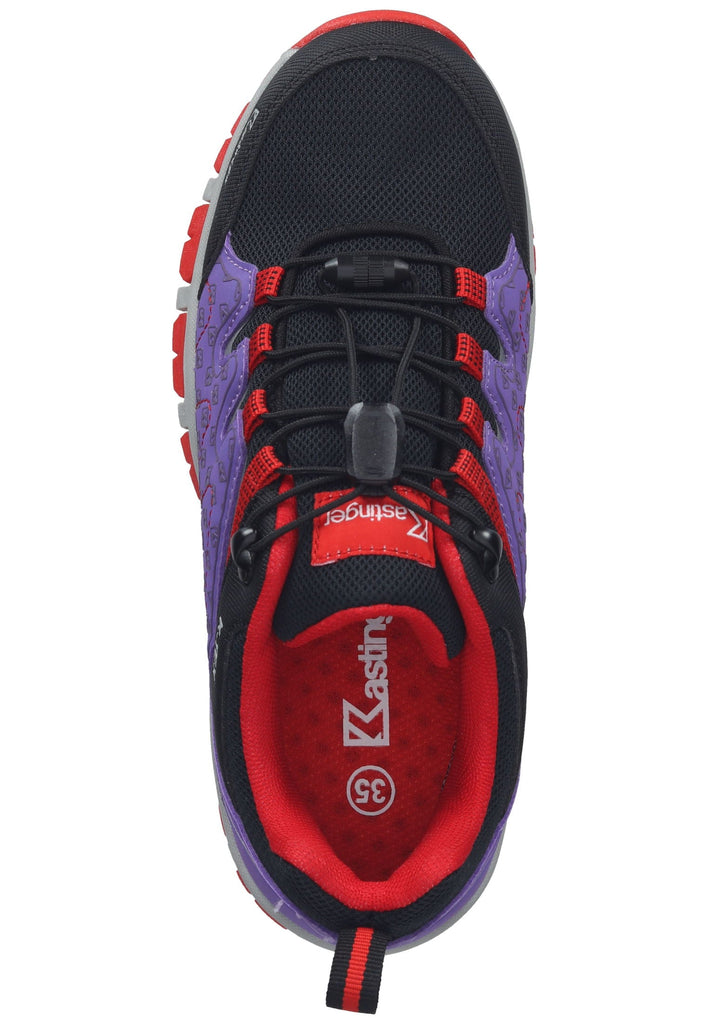 Kastinger Wanderschuhe Lederimitat/Mesh Schwarz Kombi