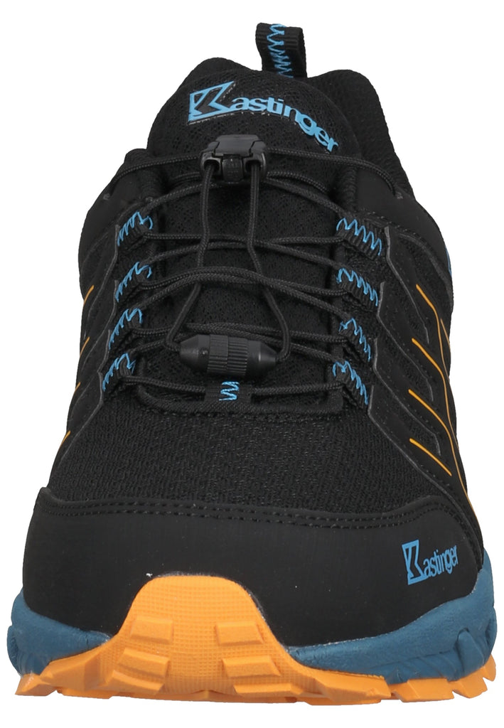 Kastinger Wanderschuhe Lederimitat/Mesh Schwarz/Orange