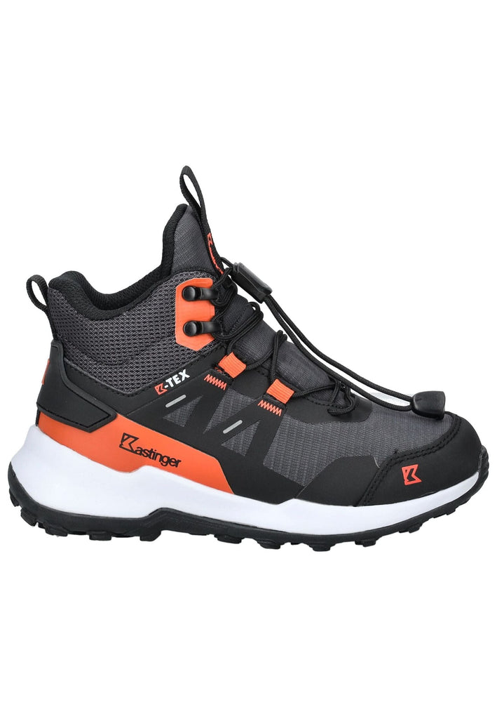Kastinger Wanderschuhe Lederimitat/Nylon Schwarz/Orange