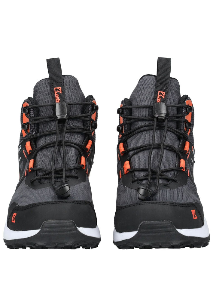 Kastinger Wanderschuhe Lederimitat/Nylon Schwarz/Orange