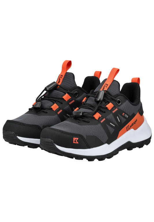 Kastinger Wanderschuhe Lederimitat/Nylon Schwarz/Orange