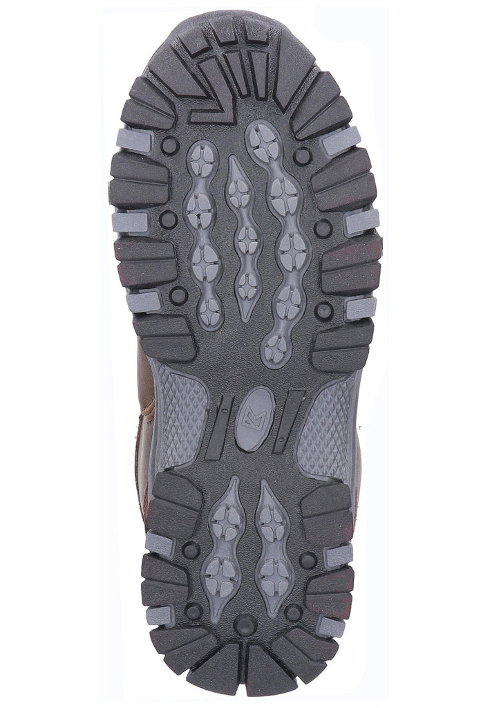 Kastinger Wanderschuhe Lederimitat/Textil Dunkelbraun/Schwarz