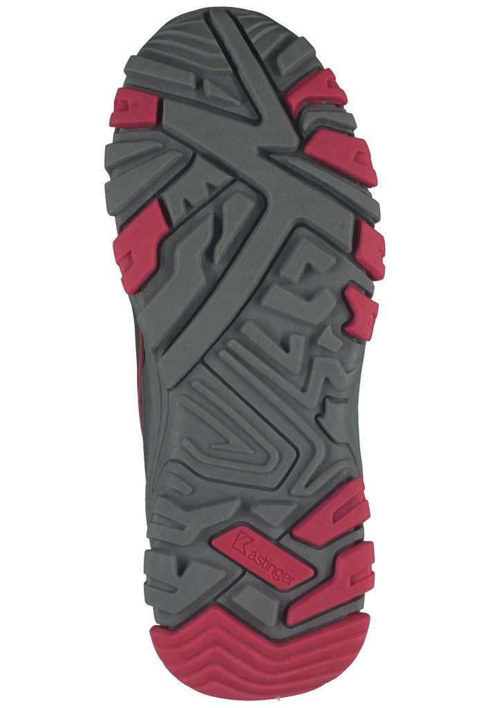 Kastinger Wanderschuhe Lederimitat/Textil Grau/Pink