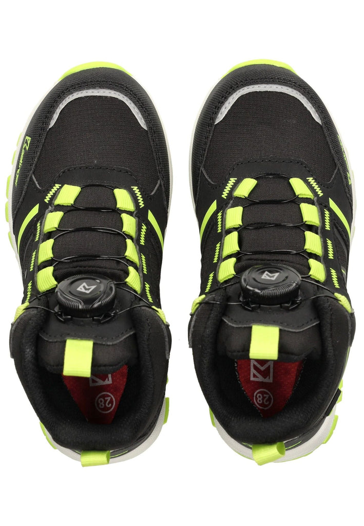 Kastinger Wanderschuhe Lederimitat/Textil Schwarz/Lime