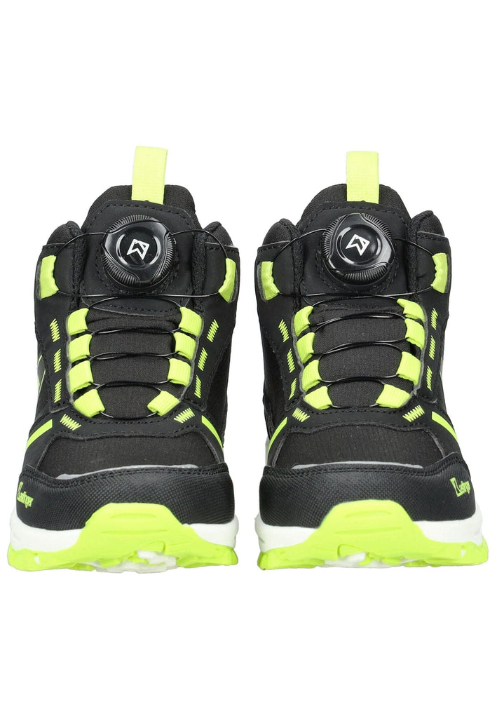 Kastinger Wanderschuhe Lederimitat/Textil Schwarz/Lime