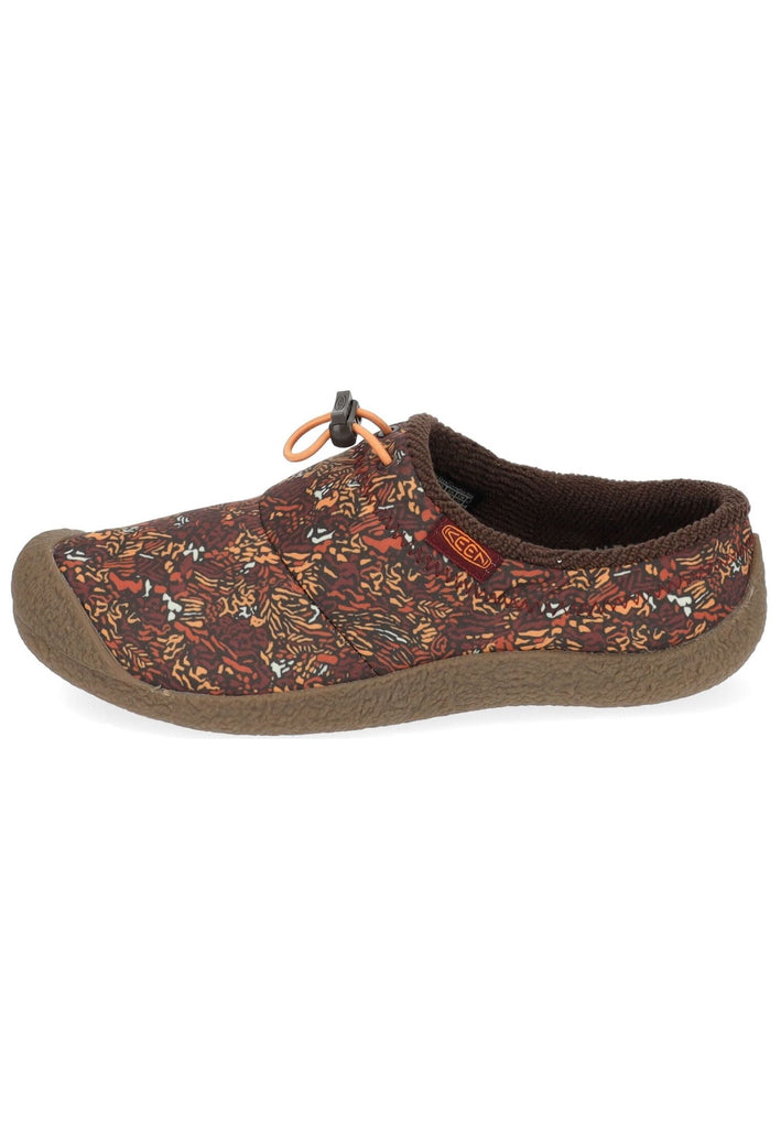 Pantoletten Keen Hausschuhe Textil Braun