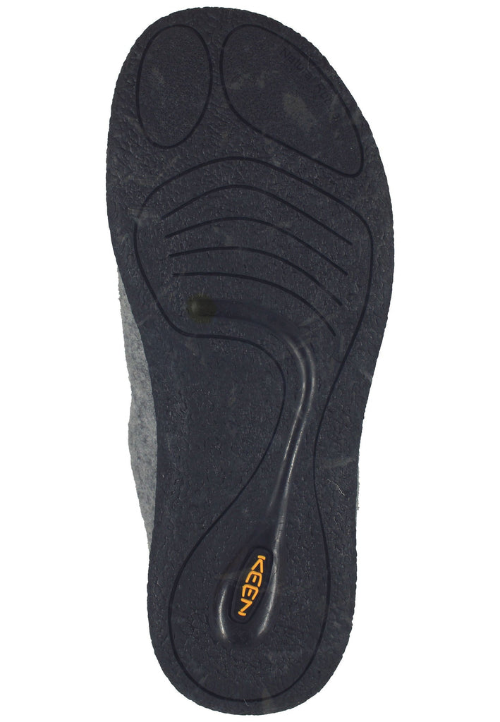 Pantoletten Keen Hausschuhe Textil Grau