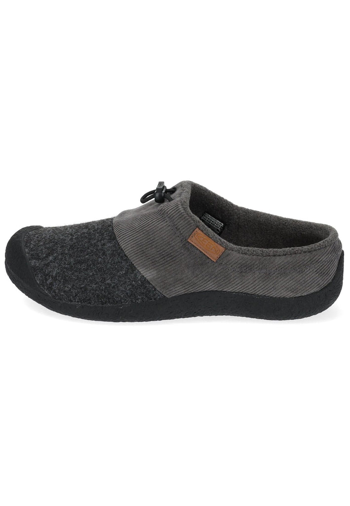 Pantoletten Keen Hausschuhe Textil Grau Warmfutter
