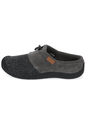 Pantoletten Keen Hausschuhe Textil Grau Warmfutter