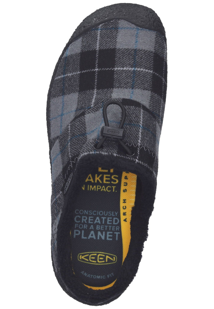 Pantoletten Keen Hausschuhe Textil Schwarz