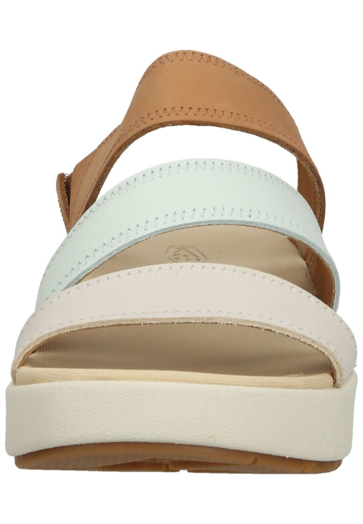 Keen Pantoletten Leder Beige/Braun