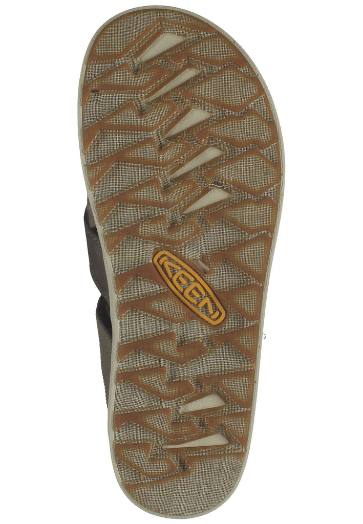 Keen Pantoletten Leder/Textil Dunkelbraun