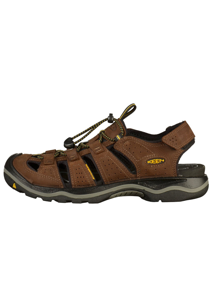 Keen Sandalen Leder Braun/Schwarz