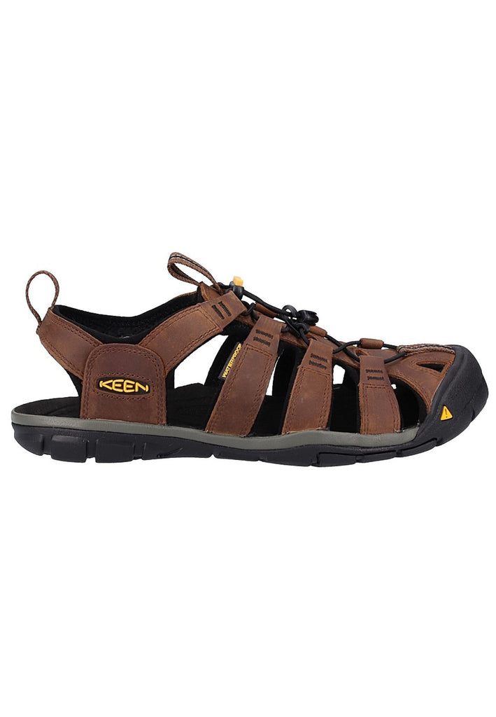 Keen Sandalen Leder/Textil Dunkelbraun/Schwarz