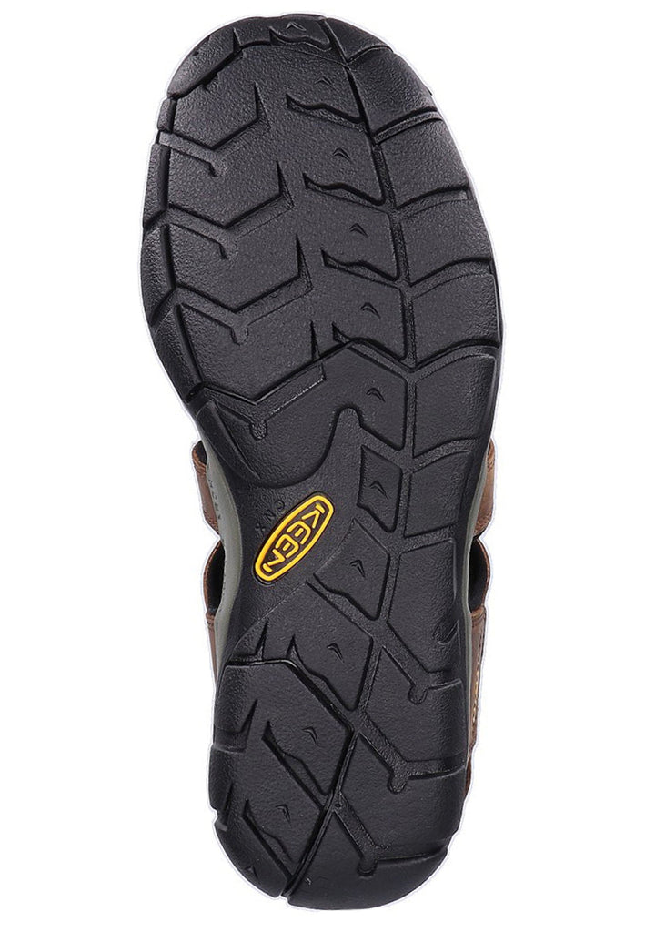 Keen Sandalen Leder/Textil Dunkelbraun/Schwarz