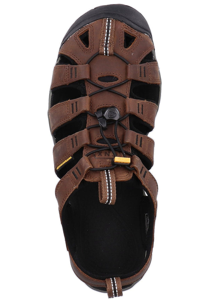 Keen Sandalen Leder/Textil Dunkelbraun/Schwarz