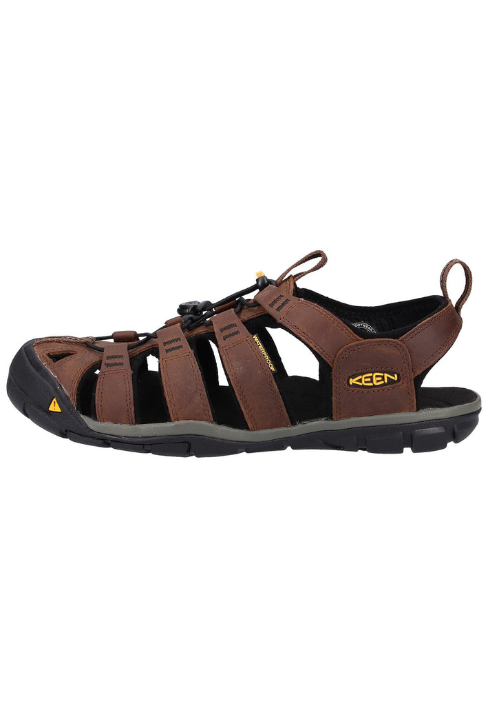 Keen Sandalen Leder/Textil Dunkelbraun/Schwarz