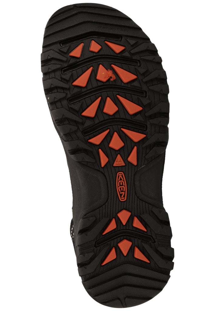 Keen Sandalen Leder/Textil Grau/Schwarz