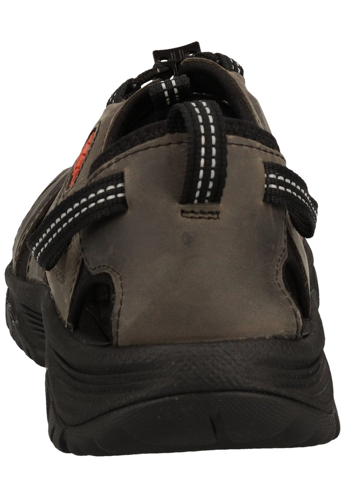 Keen Sandalen Leder/Textil Grau/Schwarz