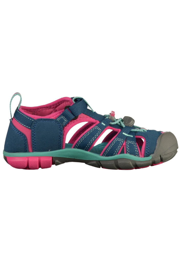 Keen Sandalen Lederimitat/Textil Blau/Pink